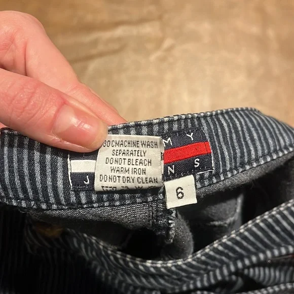 90s/Y2K Tommy Hilfiger Pinstripe Pants - Picture 8 of 8